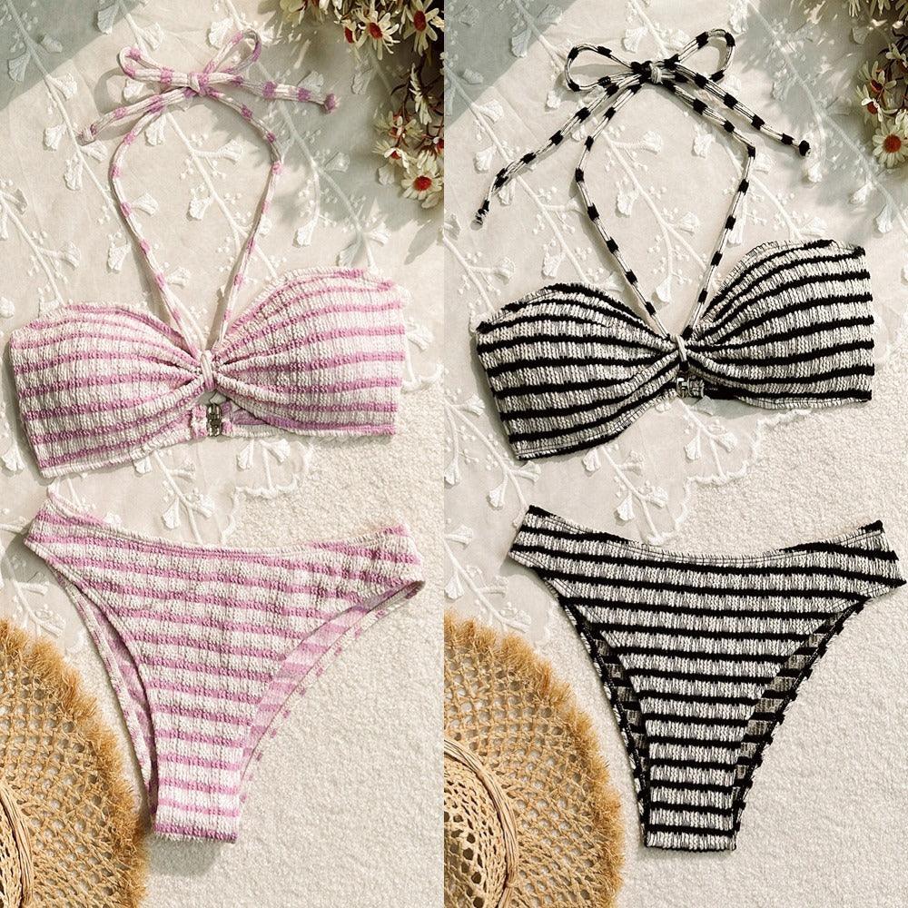 bikini-split-striped-printed-swimsuit-soo-soo-cool-fashion-online-store-1 - SOO SOO COOL Fashion Online Store