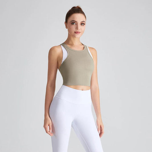 Trendy activewear outfit suitable for yoga, running, or gym sessions.- SOO SOO COOL