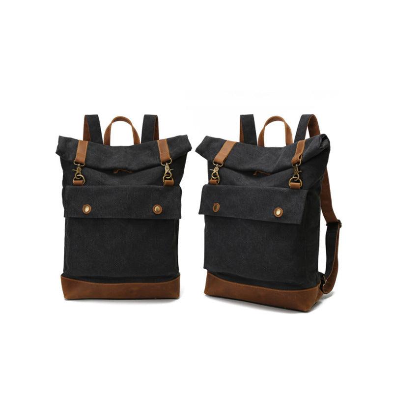 cc1074-roll-top-roll-cover-backpack-soo-soo-cool-fashion-online-store-2 - SOO SOO COOL Fashion Online Store