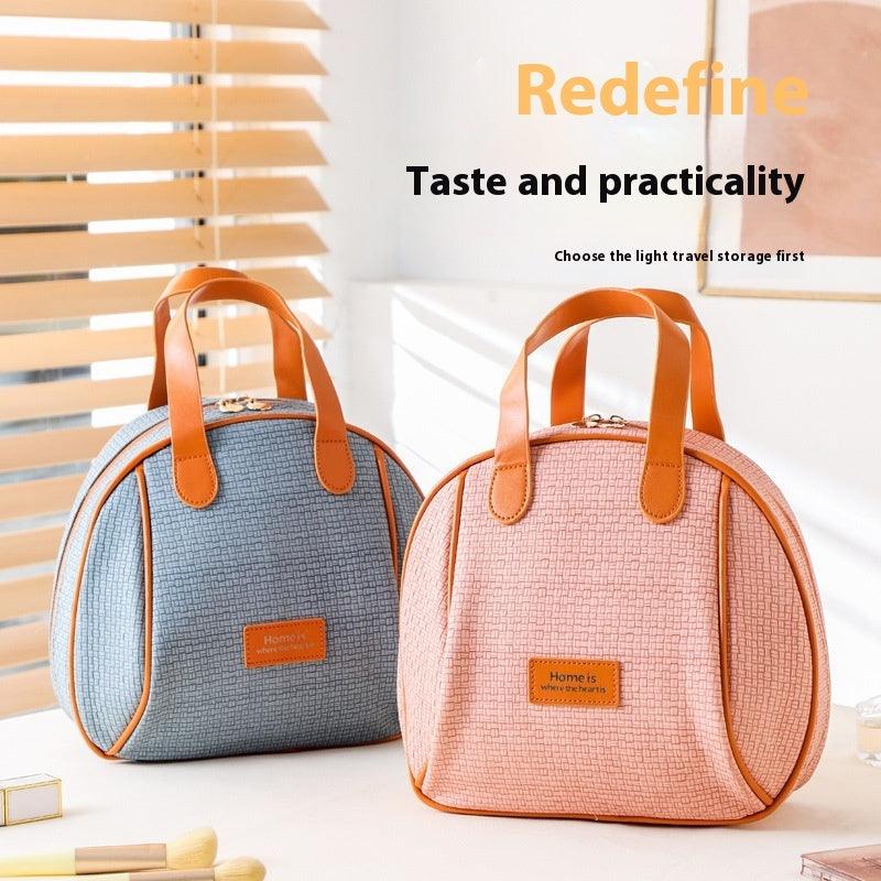 cc1089-pu-woven-pattern-cosmetic-bag-soo-soo-cool-fashion-online-store-1 - SOO SOO COOL Fashion Online Store