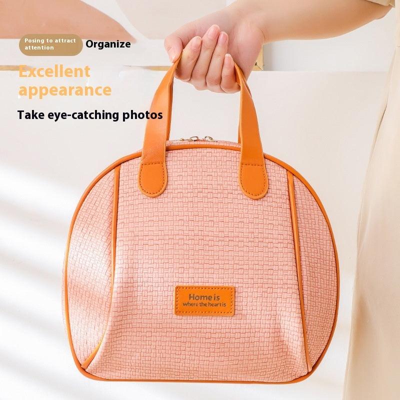 cc1089-pu-woven-pattern-cosmetic-bag-soo-soo-cool-fashion-online-store-10 - SOO SOO COOL Fashion Online Store