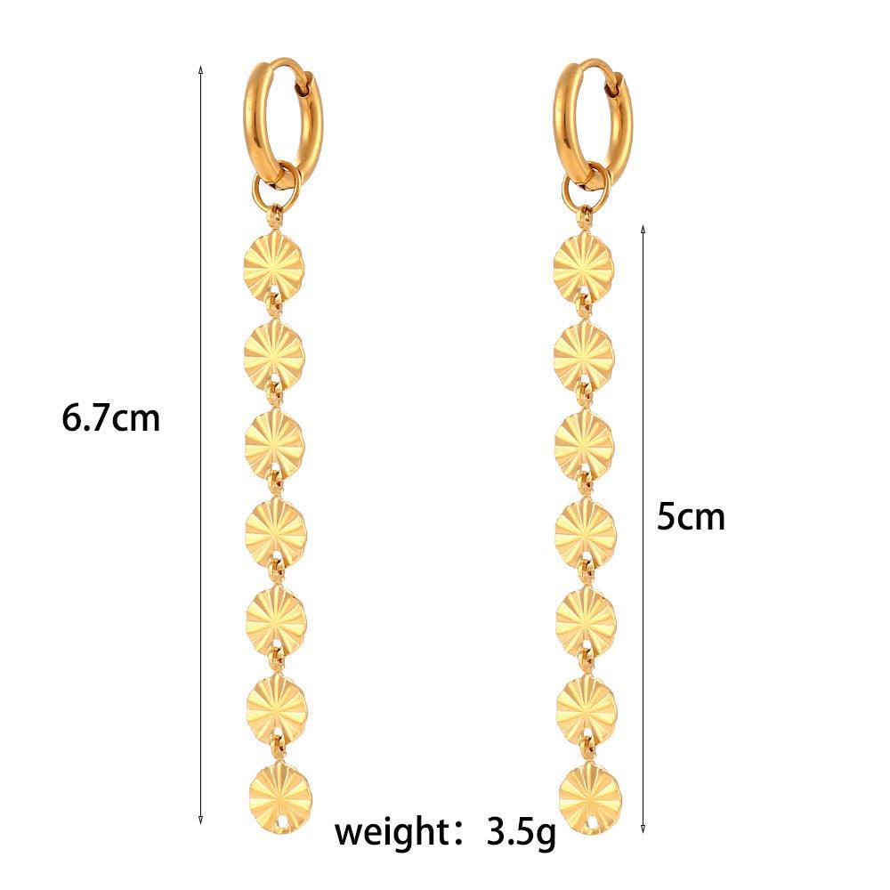 cc1109-18k-long-snowflake-chain-earrings-soo-soo-cool-fashion-online-store-4 - SOO SOO COOL Fashion Online Store