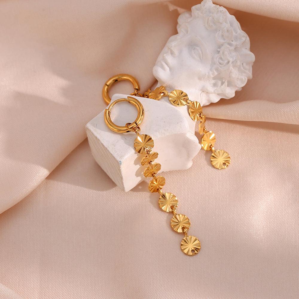 cc1109-18k-long-snowflake-chain-earrings-soo-soo-cool-fashion-online-store-5 - SOO SOO COOL Fashion Online Store