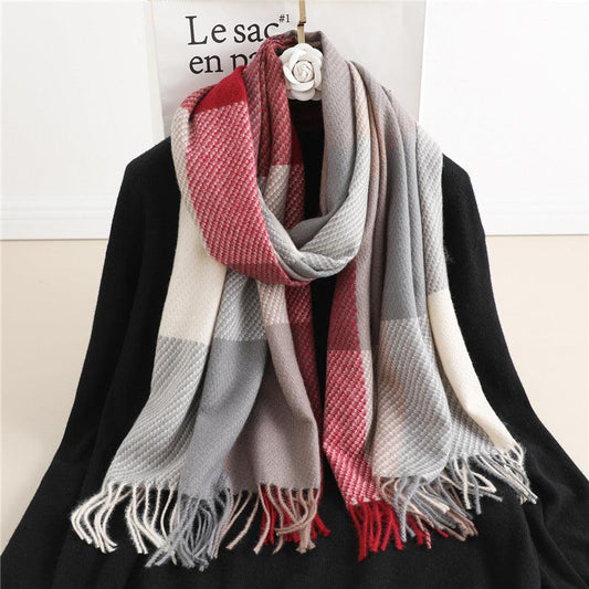 Winter New Scarf Cashmere Check Pattren - SOO SOO COOL