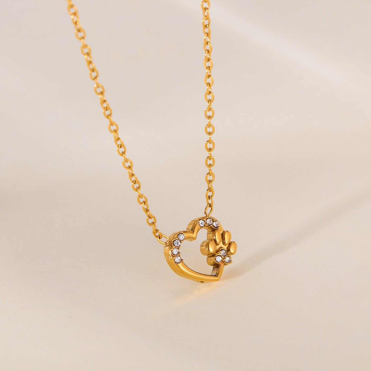 Necklace Stainless Steel Design Hollow Heart - SOO SOO COOL Fashion Online Store