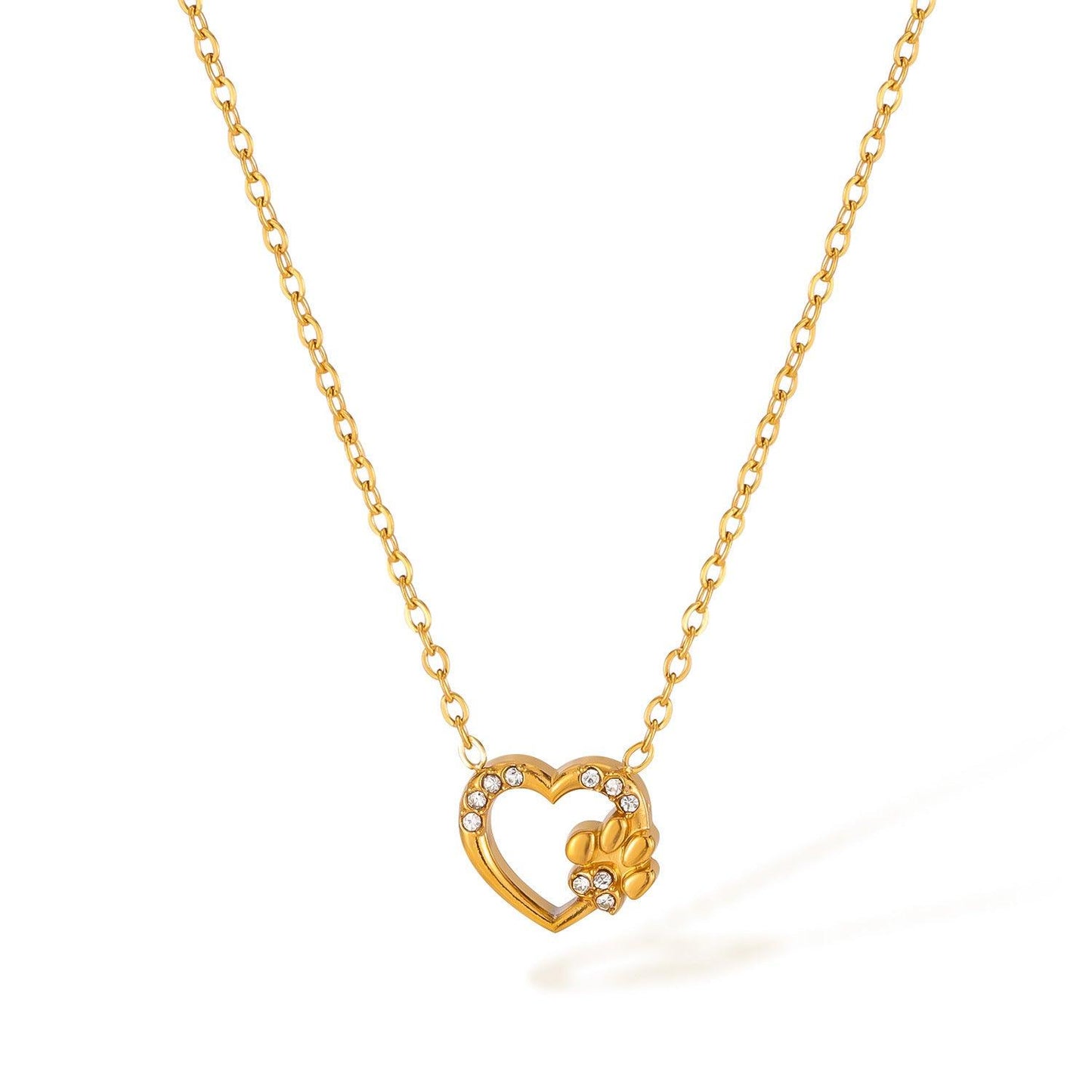 Necklace Stainless Steel Design Hollow Heart - SOO SOO COOL Fashion Online Store