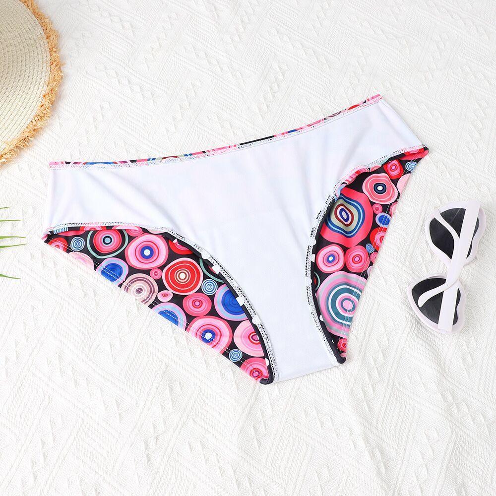 Printed High Waist Split Bikini - SOO SOO COOL Fashion Online Store