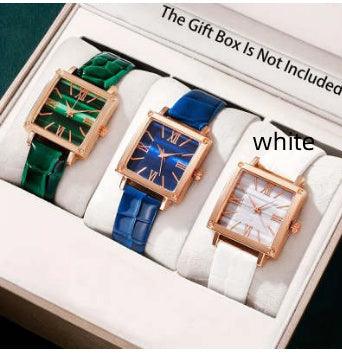 Square Watch Luxury Fashion Bamboo Pattern - SOO SOO COOL Fashion Online Store