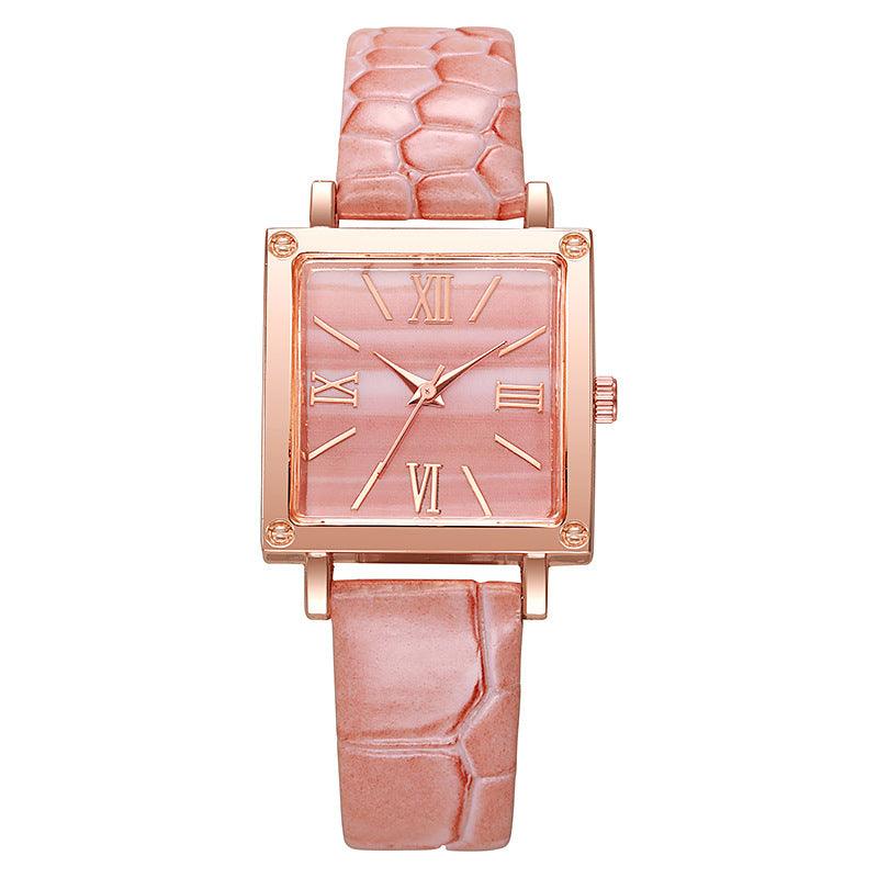 Square Watch Luxury Fashion Bamboo Pattern - SOO SOO COOL Fashion Online Store