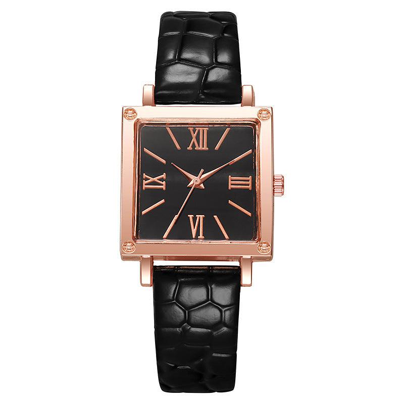 Square Watch Luxury Fashion Bamboo Pattern - SOO SOO COOL Fashion Online Store