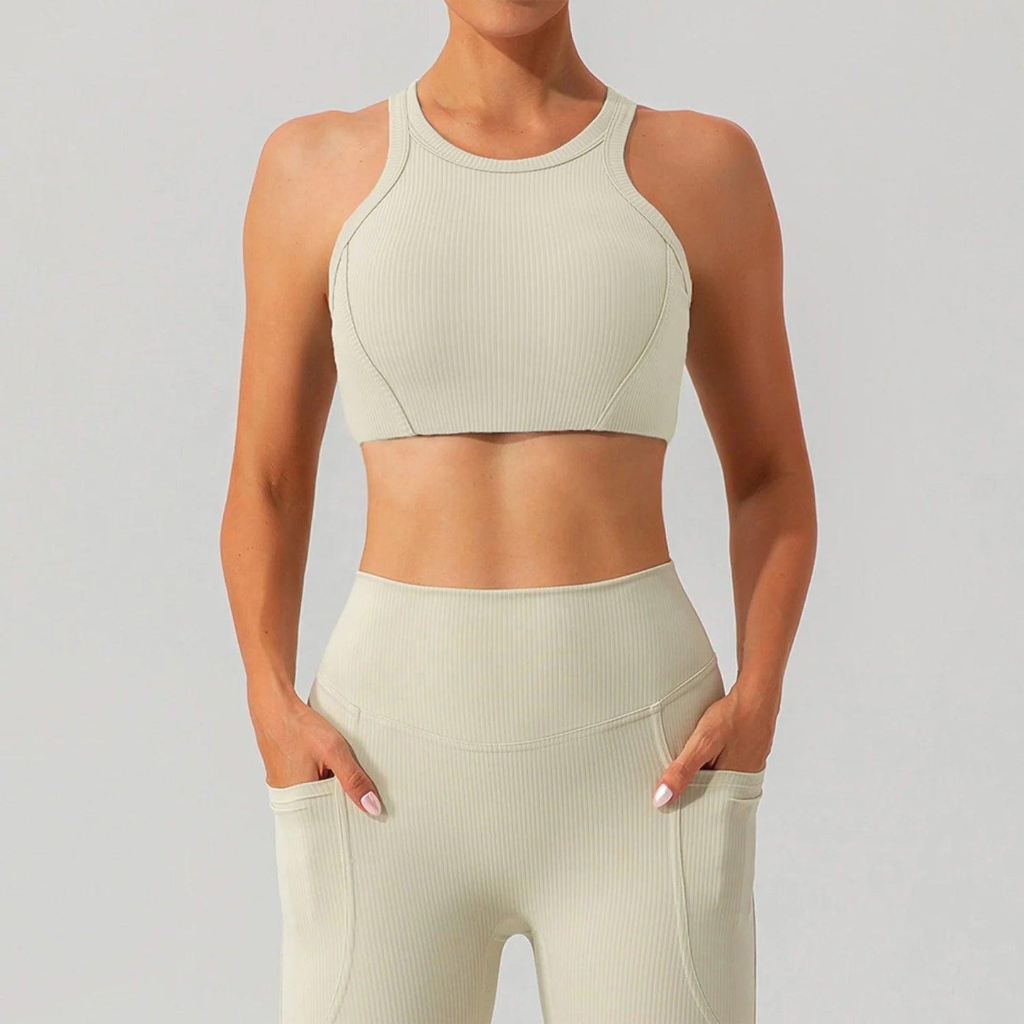 Trendy activewear outfit suitable for yoga, running, or gym sessions.- SOO SOO COOL Fashion Online Store