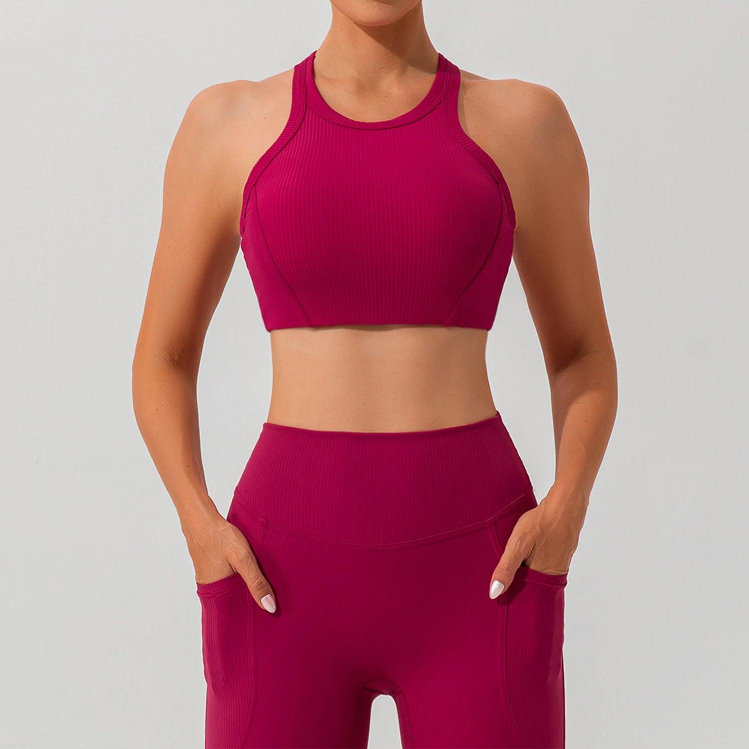 Trendy activewear outfit suitable for yoga, running, or gym sessions.- SOO SOO COOL Fashion Online Store