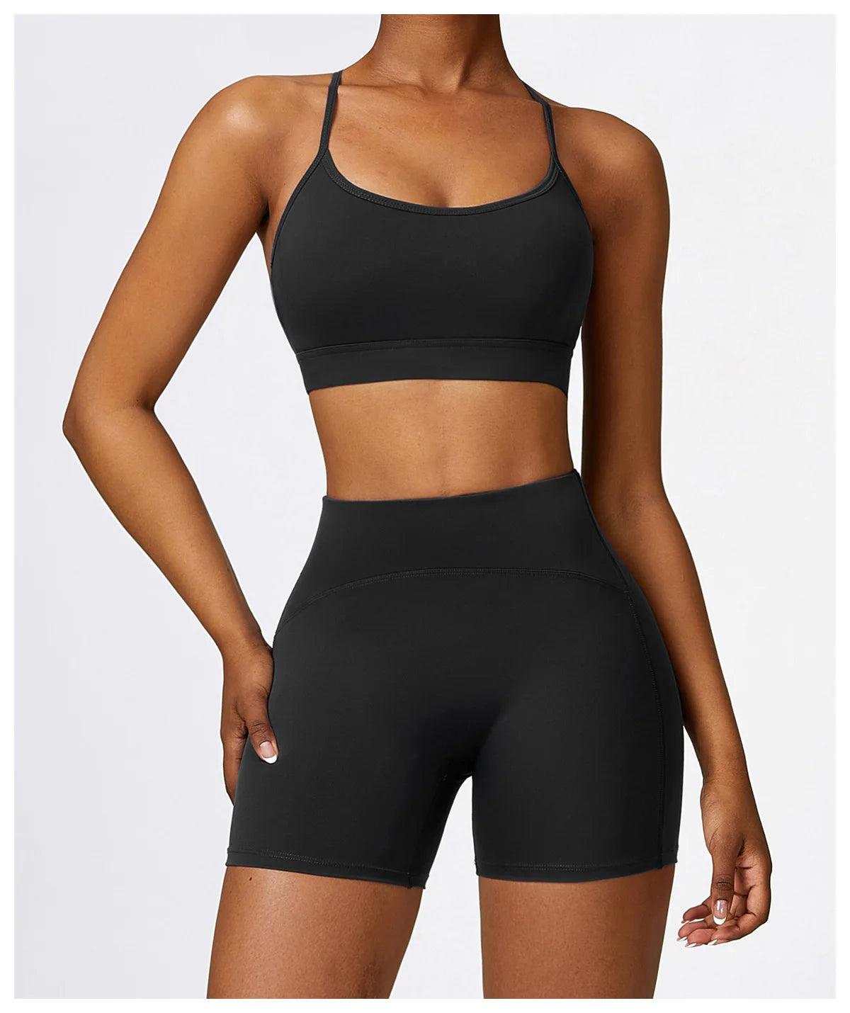 Trendy activewear outfit suitable for yoga, running, or gym sessions.- SOO SOO COOL Fashion Online Store