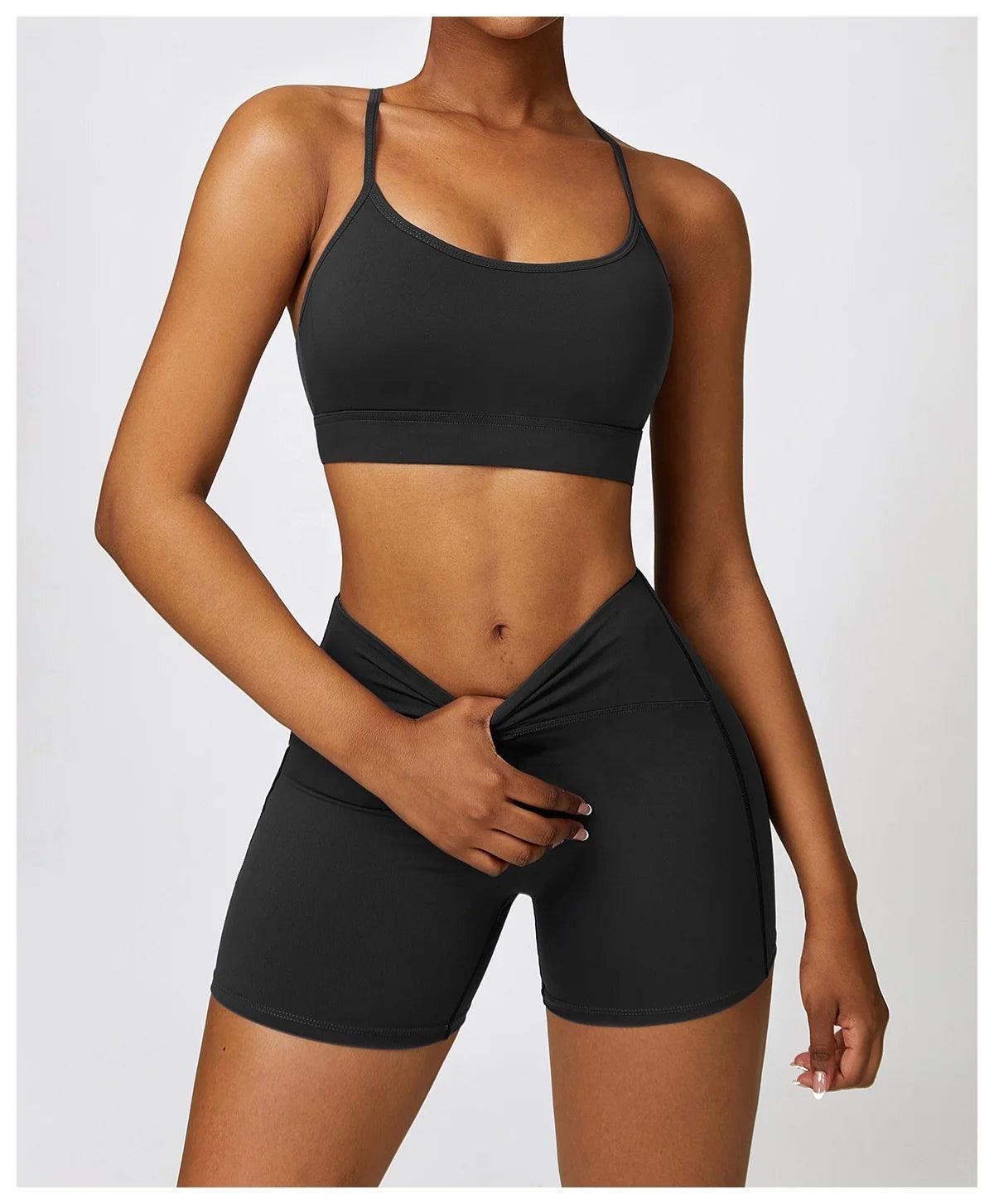 Trendy activewear outfit suitable for yoga, running, or gym sessions.- SOO SOO COOL Fashion Online Store