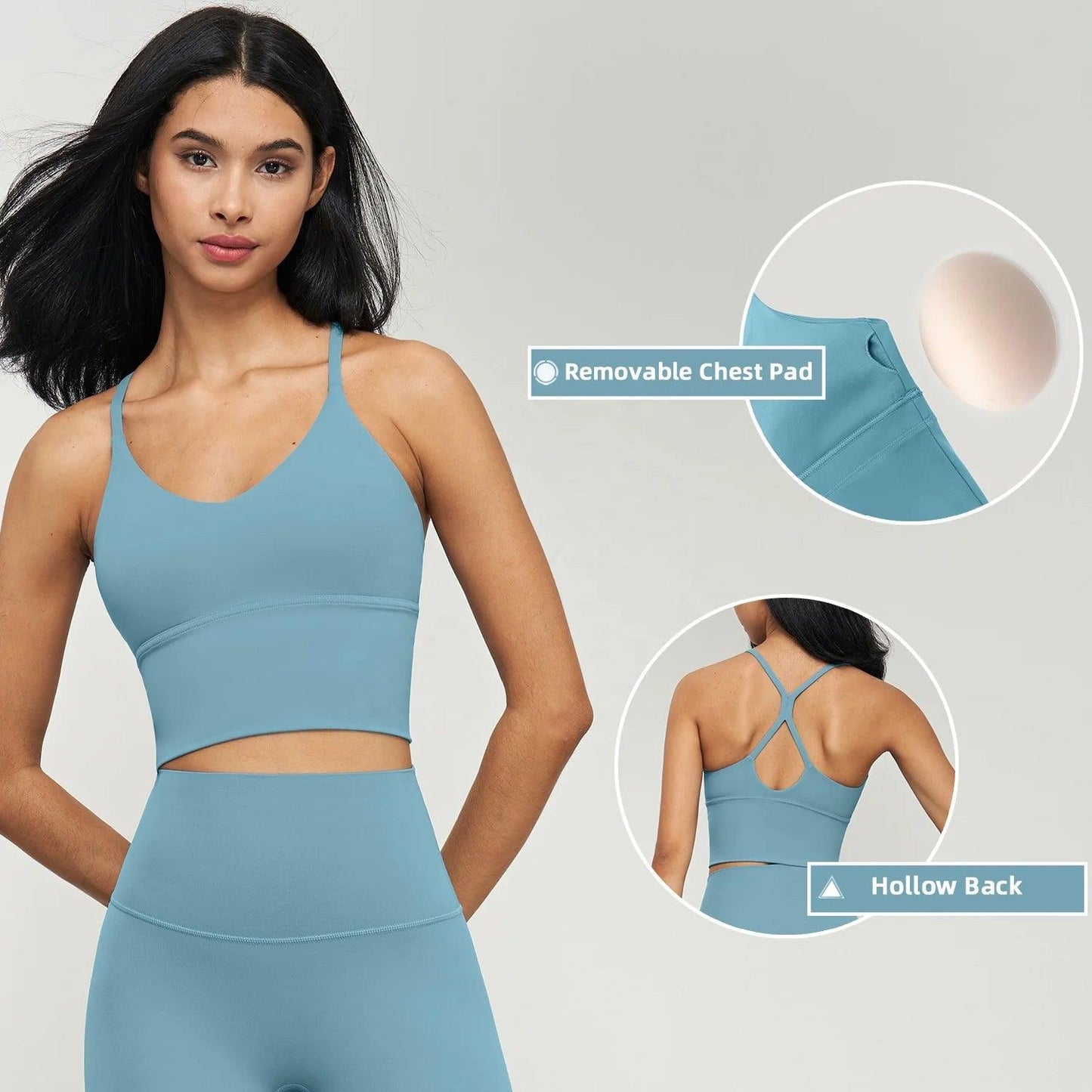 Trendy activewear outfit suitable for yoga, running, or gym sessions.- SOO SOO COOL Fashion Online Store