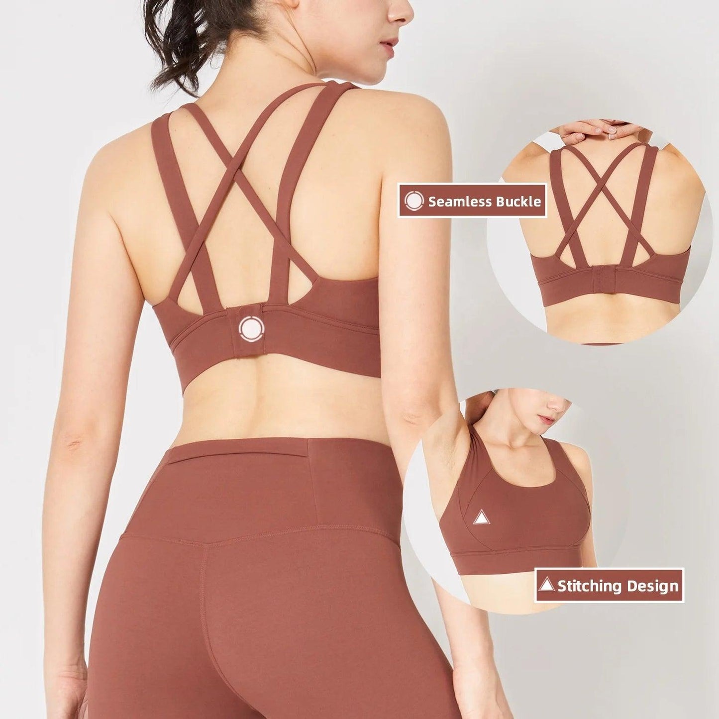 Trendy activewear outfit suitable for yoga, running, or gym sessions.- SOO SOO COOL Fashion Online Store