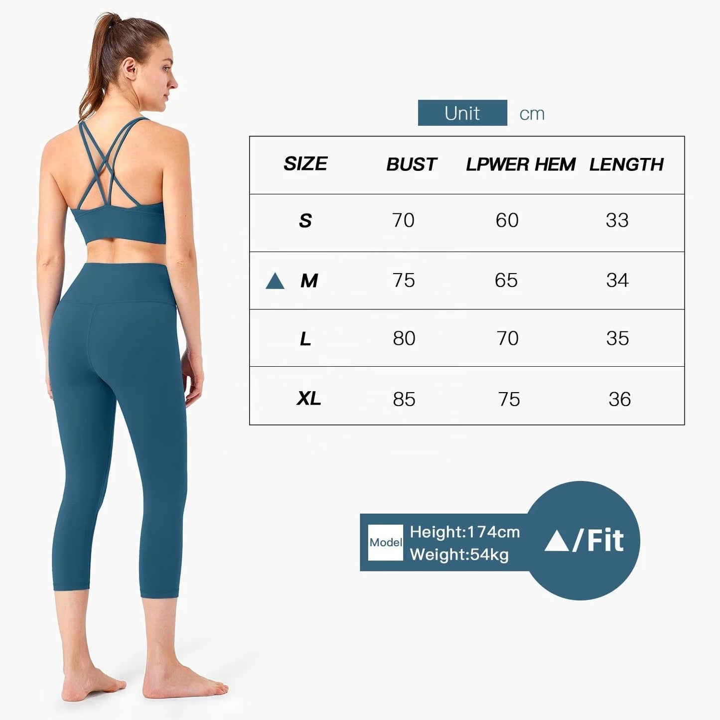 Trendy activewear outfit suitable for yoga, running, or gym sessions.- SOO SOO COOL Fashion Online Store