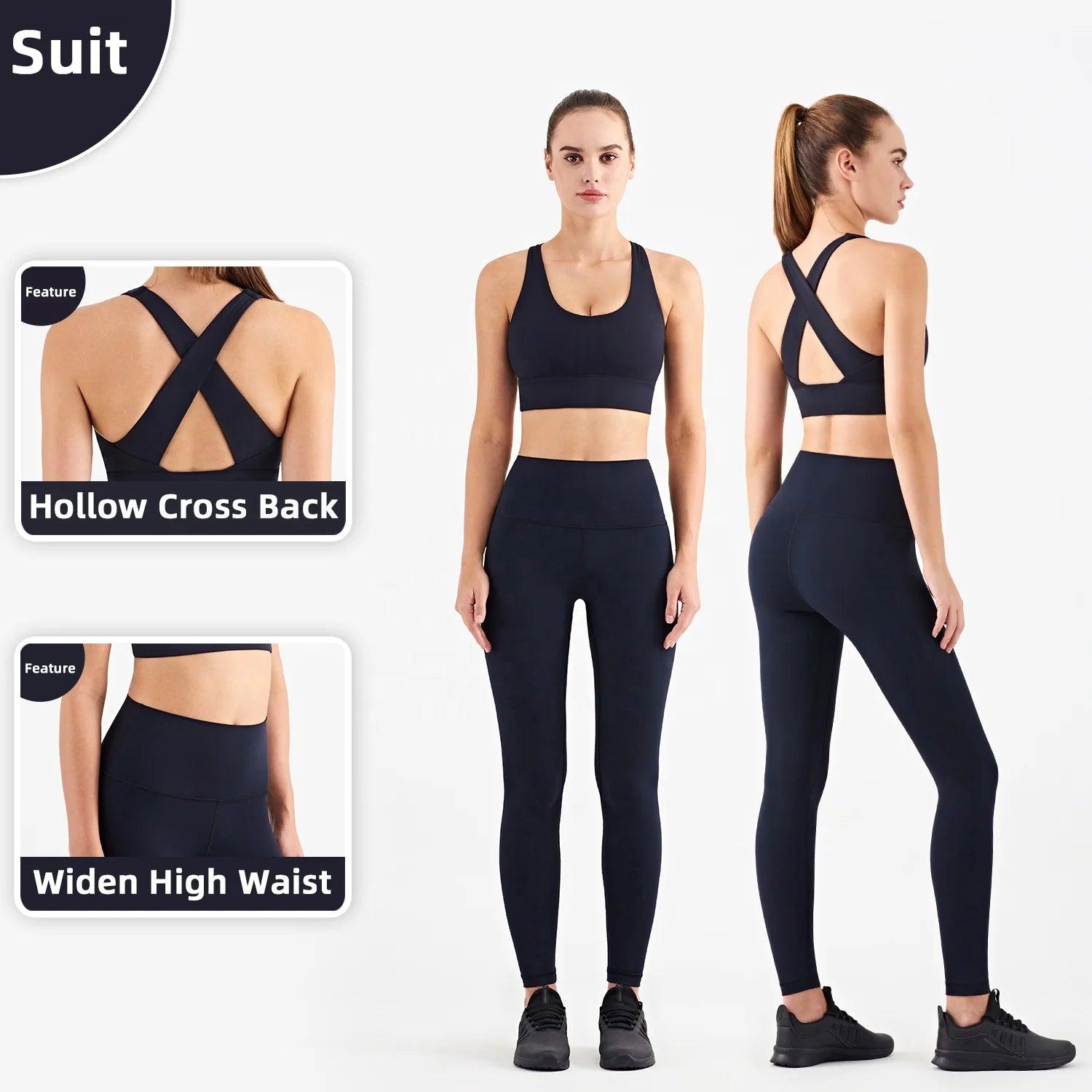 Trendy activewear outfit suitable for yoga, running, or gym sessions.- SOO SOO COOL Fashion Online Store