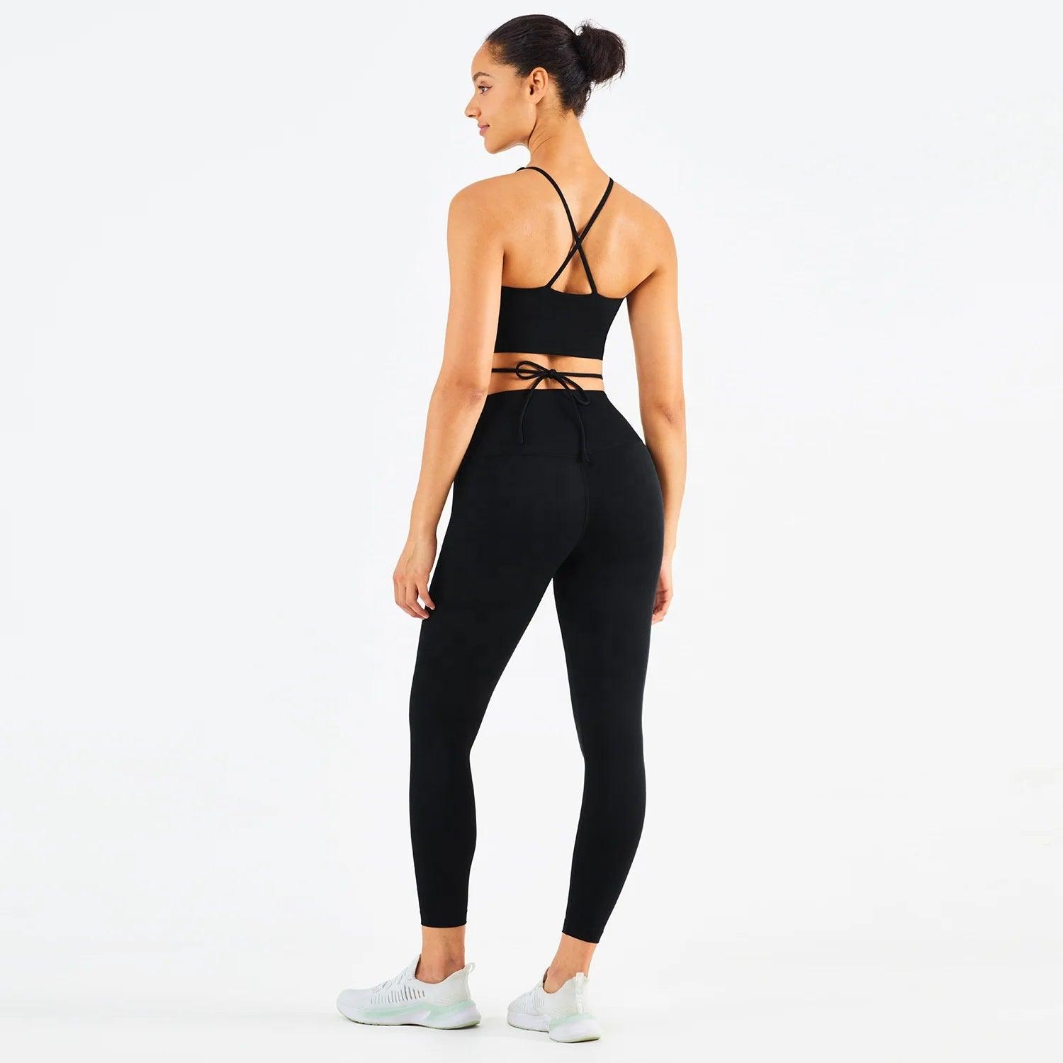 Trendy activewear outfit suitable for yoga, running, or gym sessions.- SOO SOO COOL Fashion Online Store