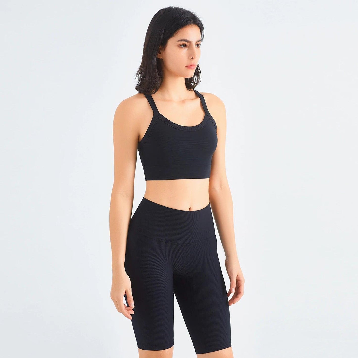 Trendy activewear outfit suitable for yoga, running, or gym sessions.- SOO SOO COOL Fashion Online Store