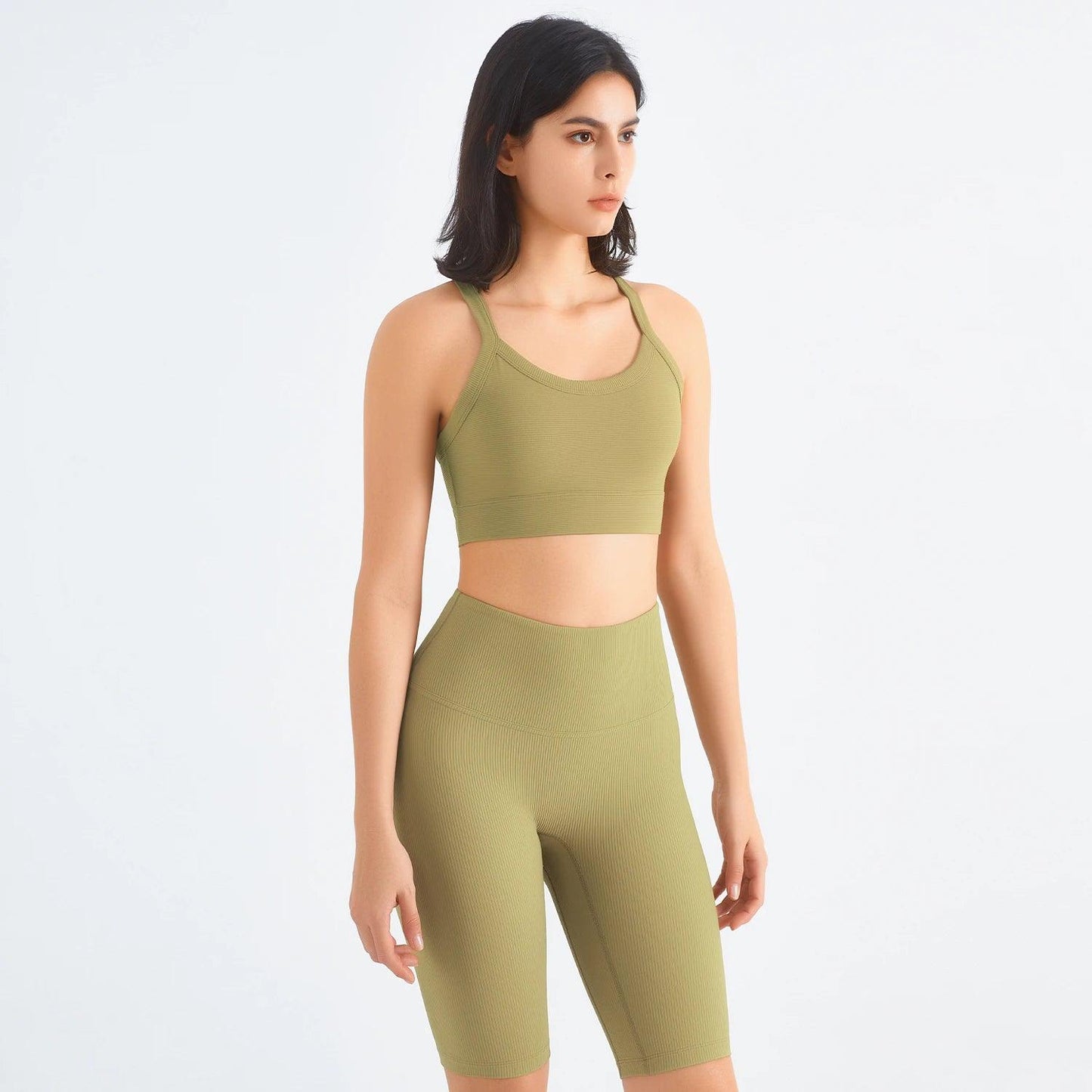 Trendy activewear outfit suitable for yoga, running, or gym sessions.- SOO SOO COOL Fashion Online Store