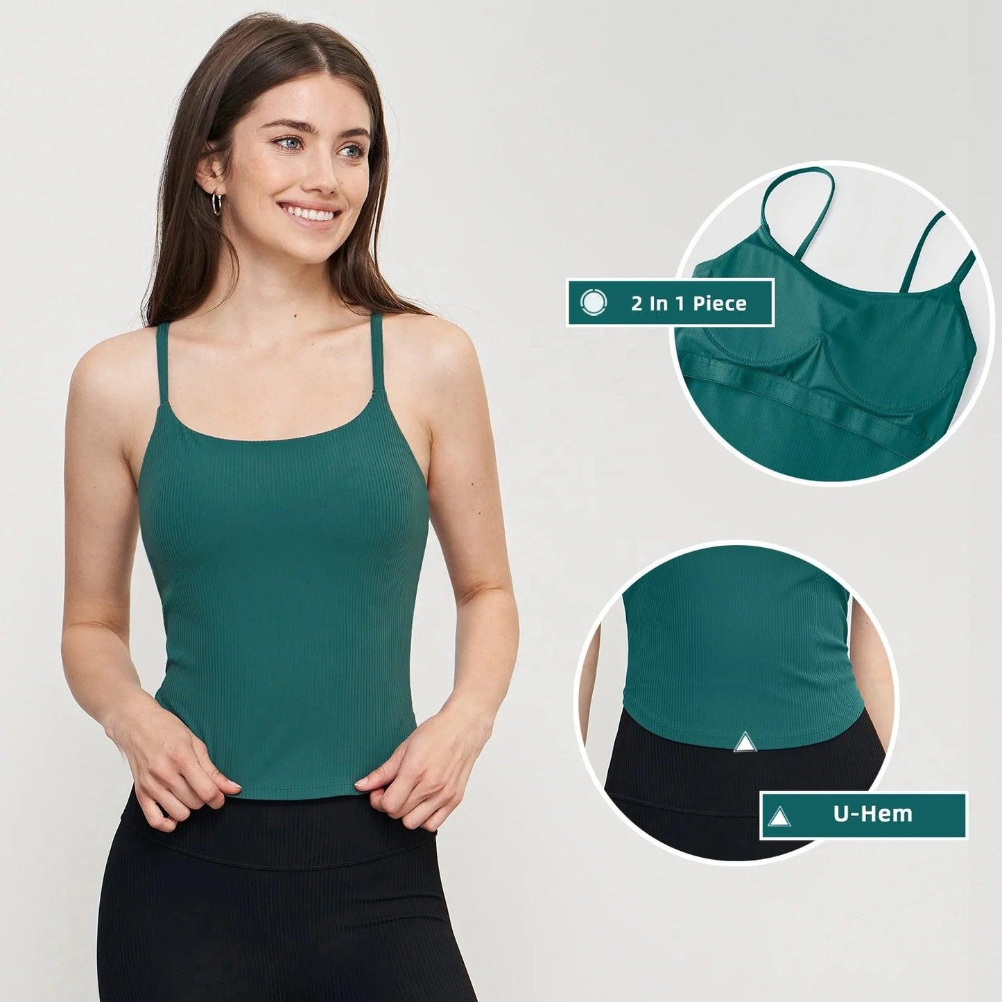 Trendy activewear outfit suitable for yoga, running, or gym sessions.- SOO SOO COOL Fashion Online Store