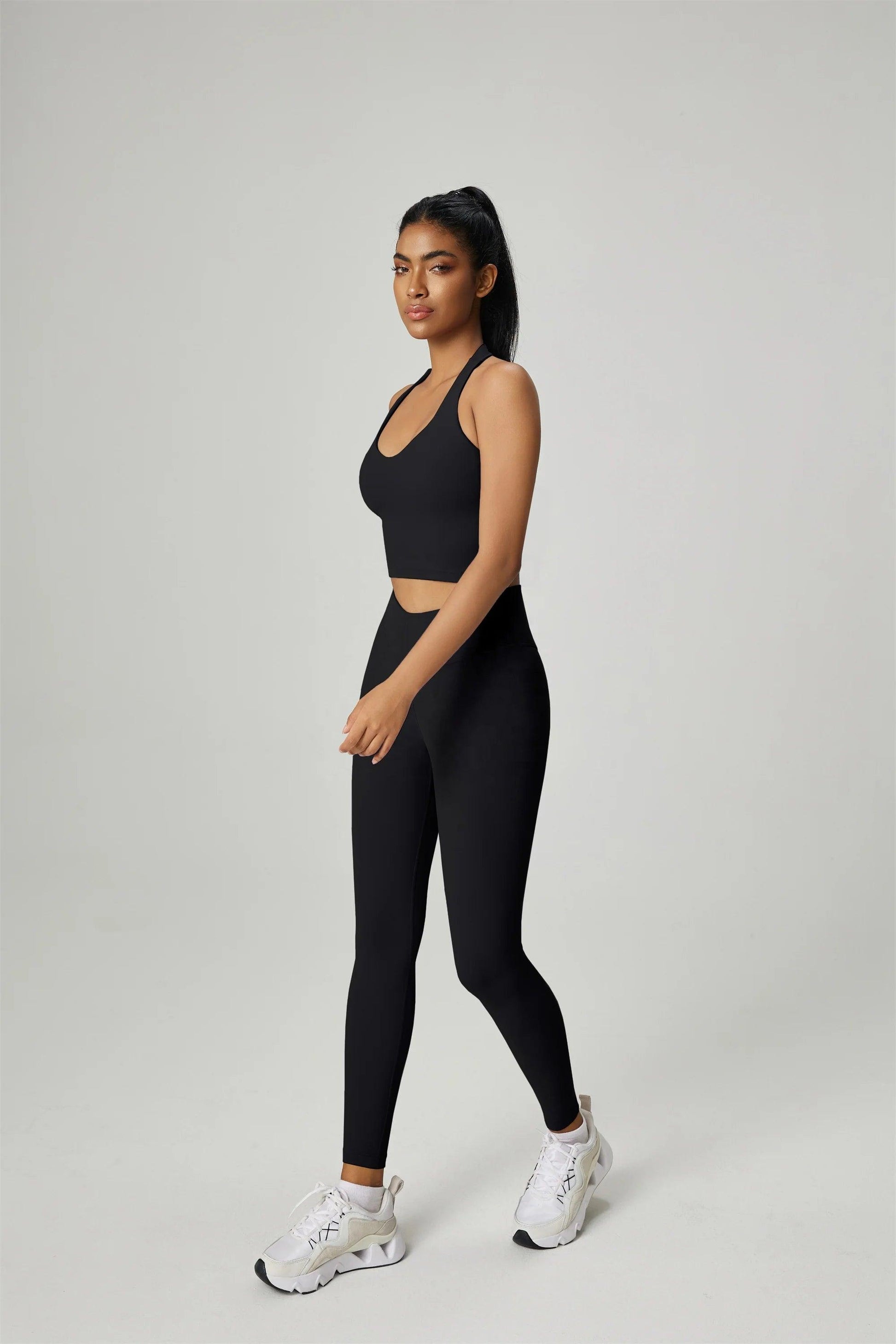 Trendy activewear outfit suitable for yoga, running, or gym sessions.- SOO SOO COOL Fashion Online Store